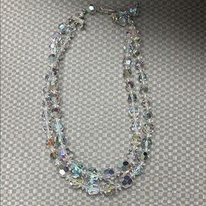 Source Unknown Iridescent Beaded Necklace